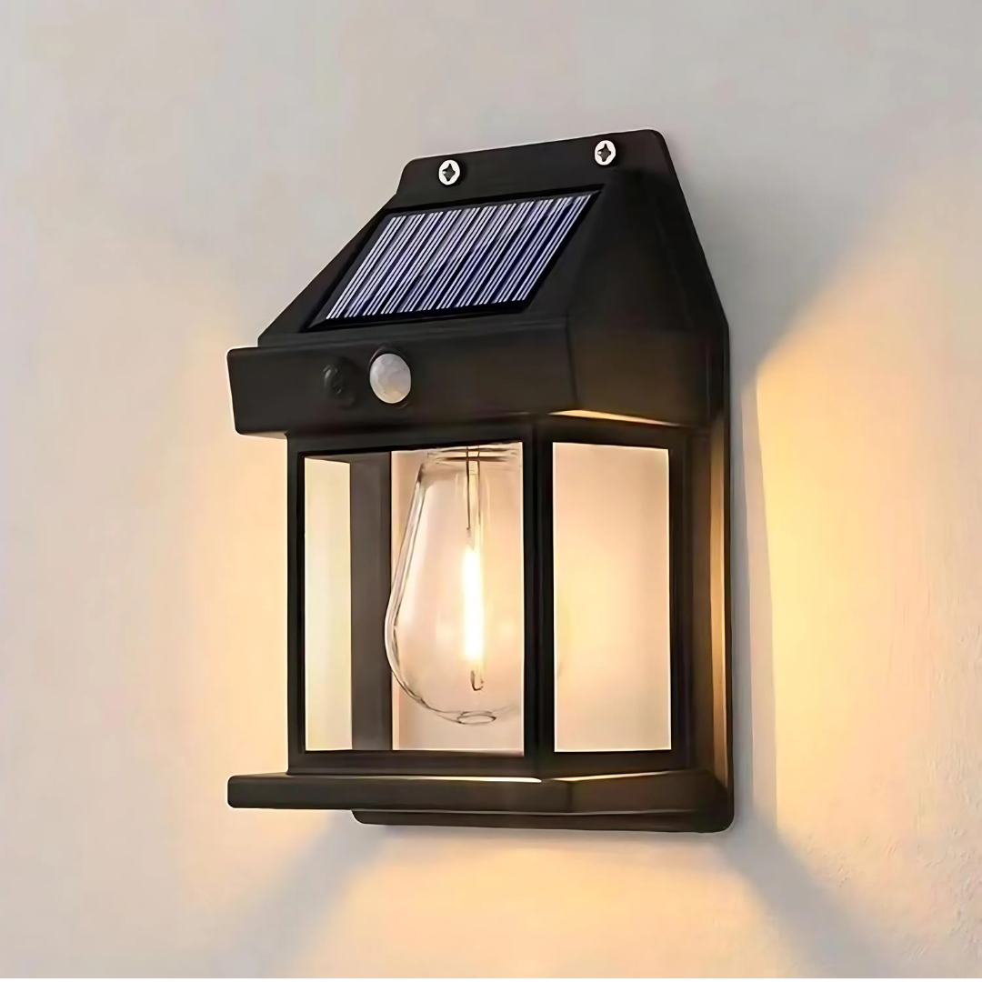 Lámpara Solar de Pared con Sensor de Movimiento