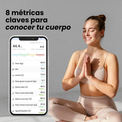 Báscula Inteligente de Peso y Composición Corporal