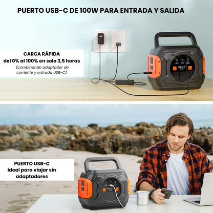 Estación de Energía Portátil A301 | 320 W, 292 Wh