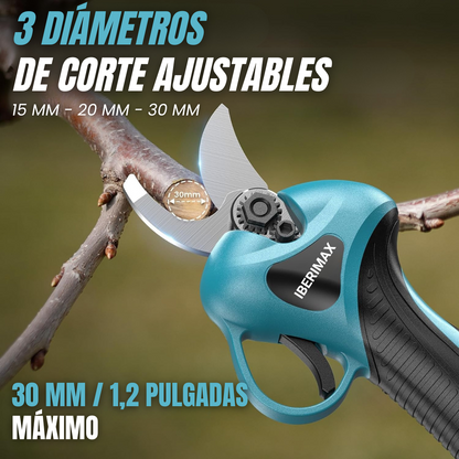 Tijera de Poda Eléctrica Portátil con Pértiga de Extensión