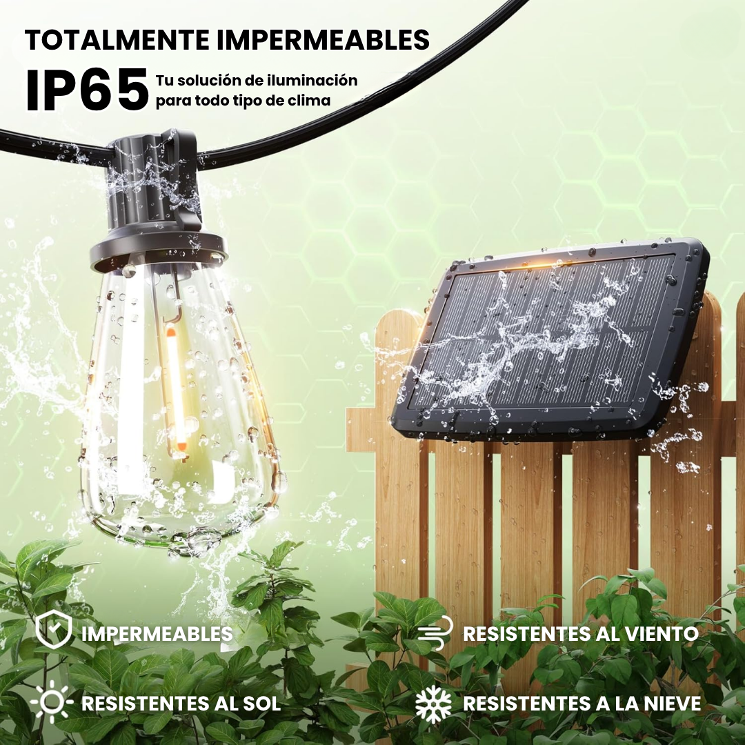 Guirnalda Solar LED de Exterior