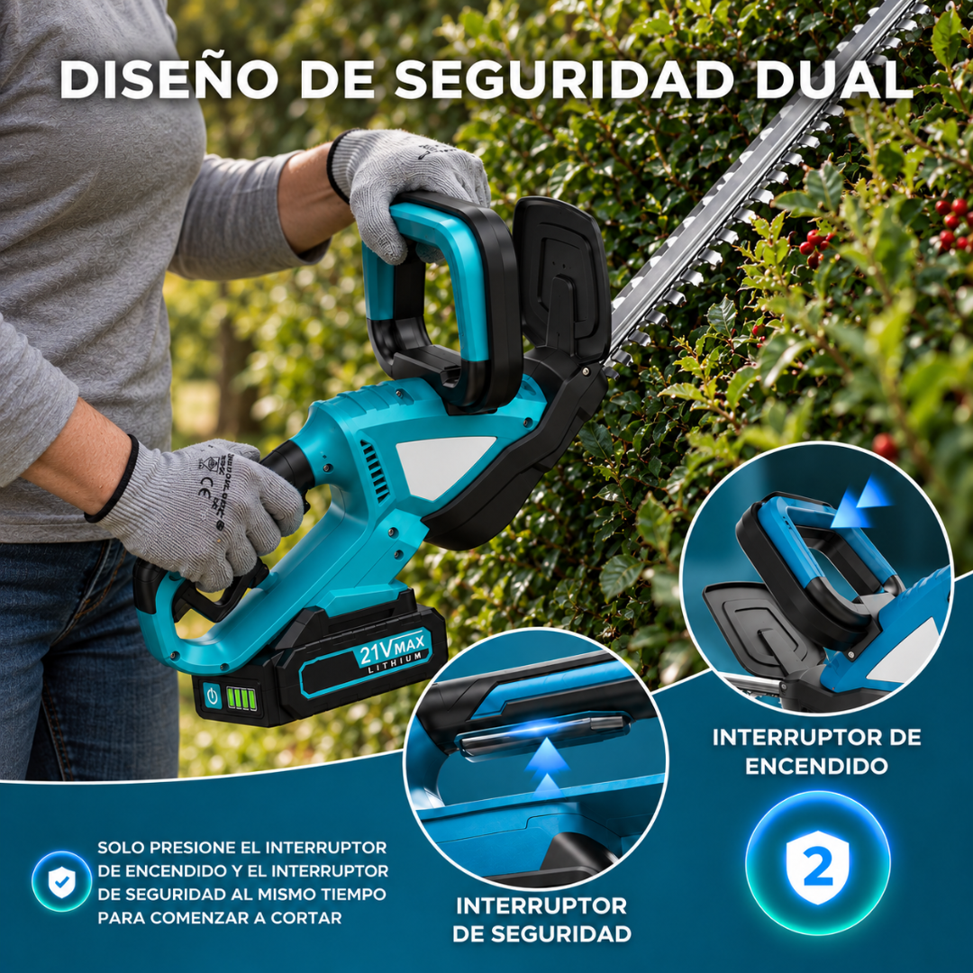 Corta Setos Inalámbrico