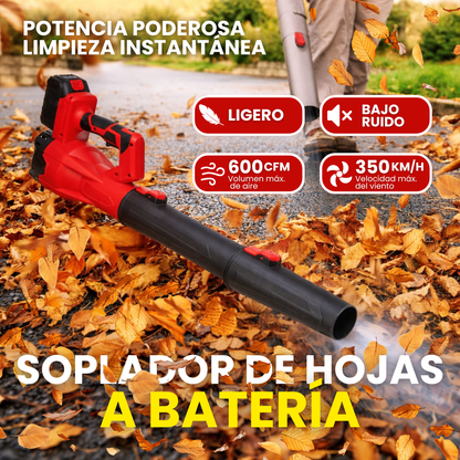 Soplador de Hojas a Batería 6 Velocidades