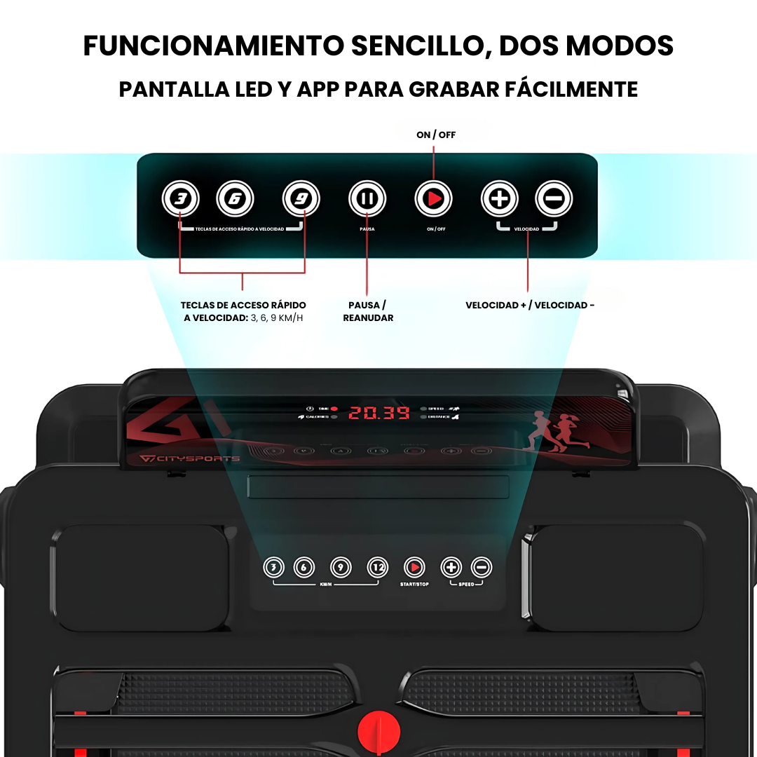 Cinta de Andar Plegable