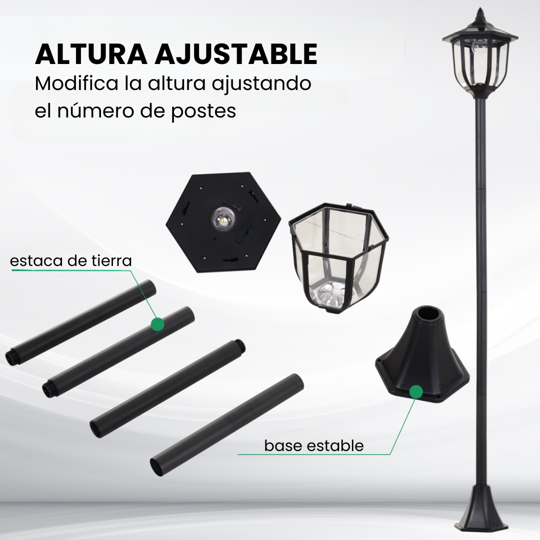 Farola Solar de Jardín