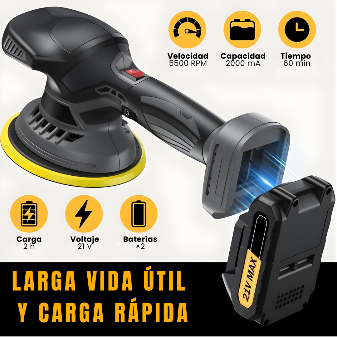 Pulidora a Batería de 6 Velocidades