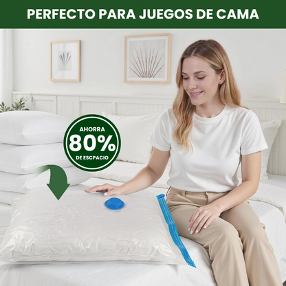 Bolsas al Vacío para Ropa con Bomba Eléctrica