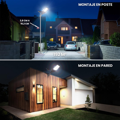 Lámpara Solar Exterior 1200W