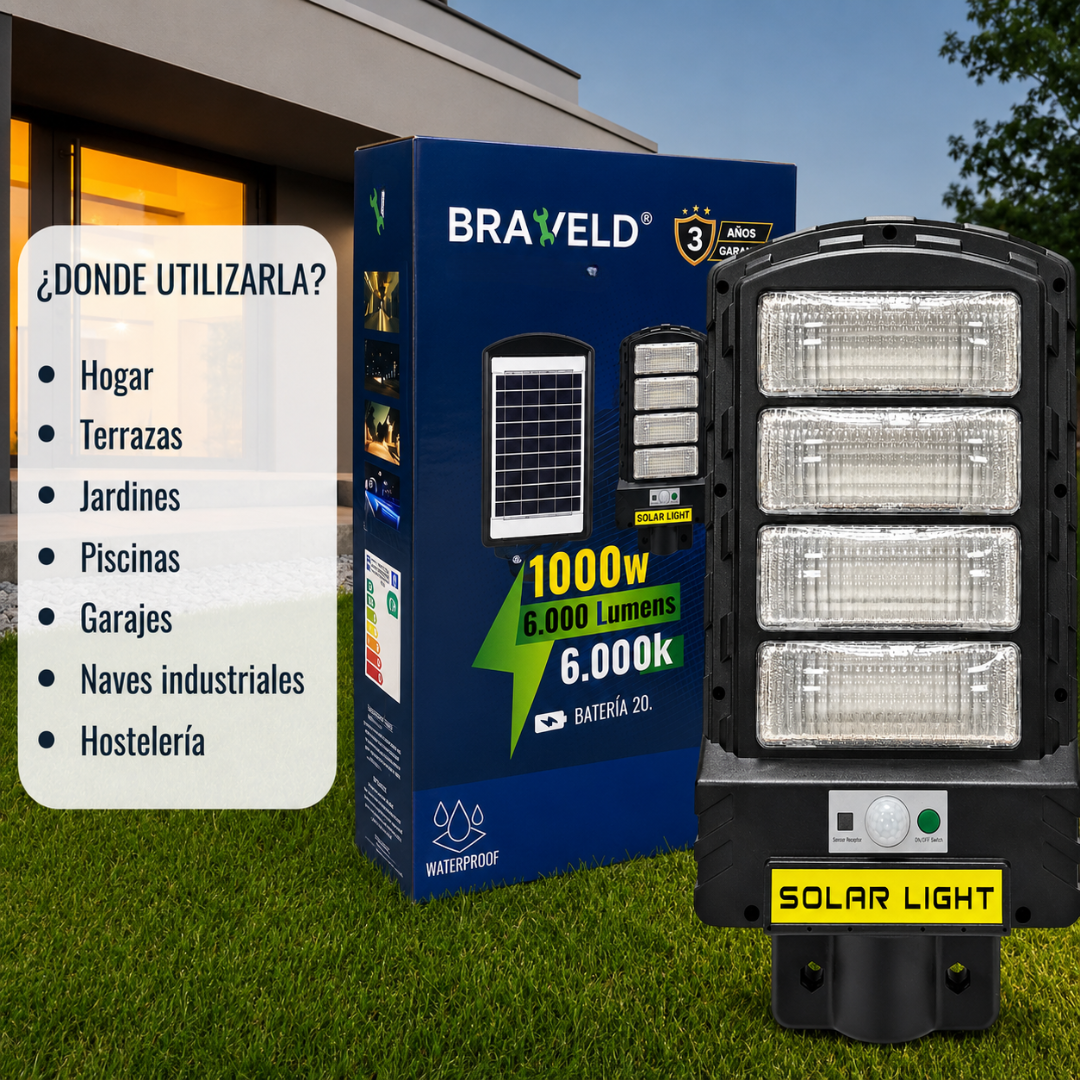 Lámpara Solar Stella