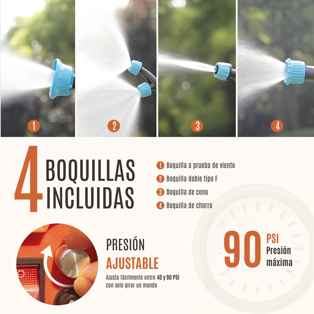 Mochila Pulverizadora a Batería 16L