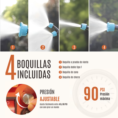 Mochila Pulverizadora a Batería 16L