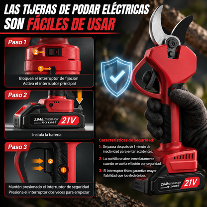 Tijeras de Podar a Batería