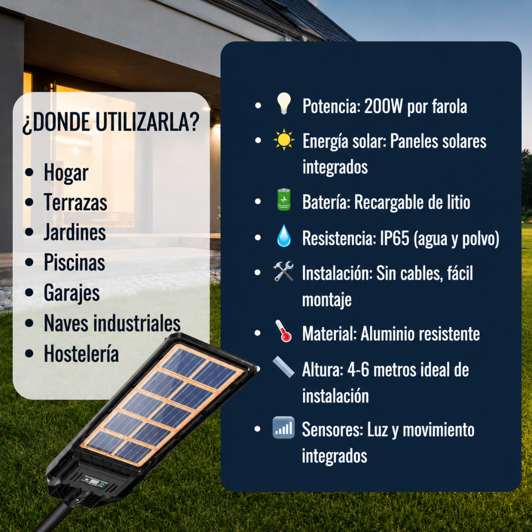 Lámpara Solar Stella V2