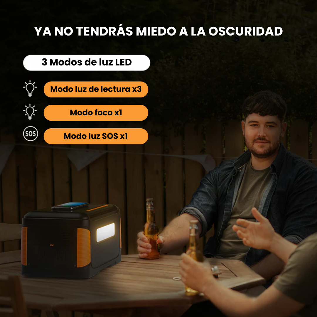 Estación de Energía Portátil J1000PLUS | 1000 W, 932 Wh