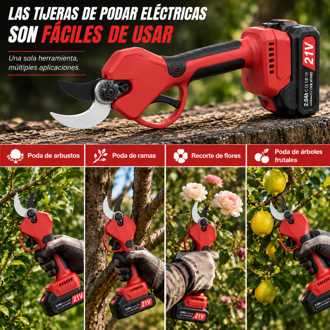 Tijeras de Podar a Batería