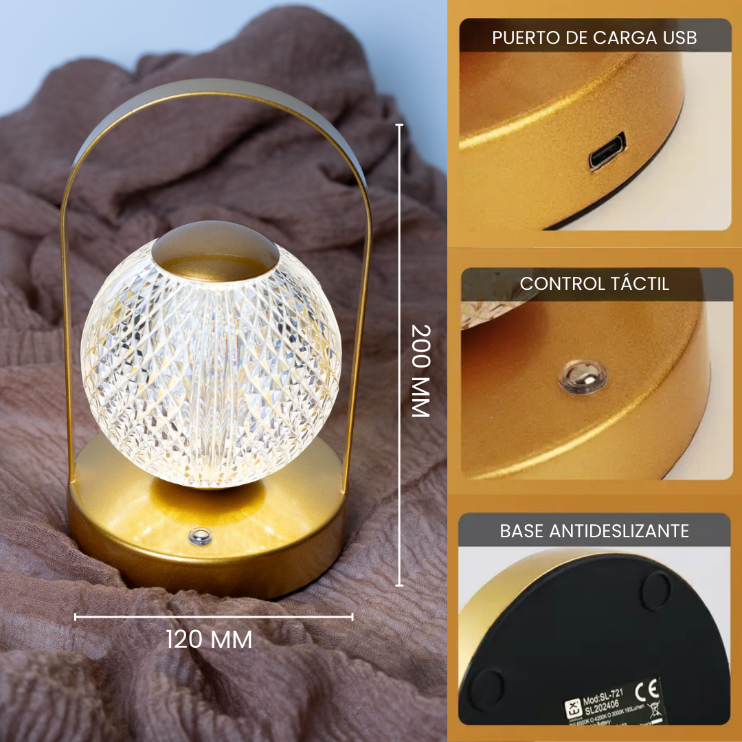 Lámpara de Mesa LED Recargable