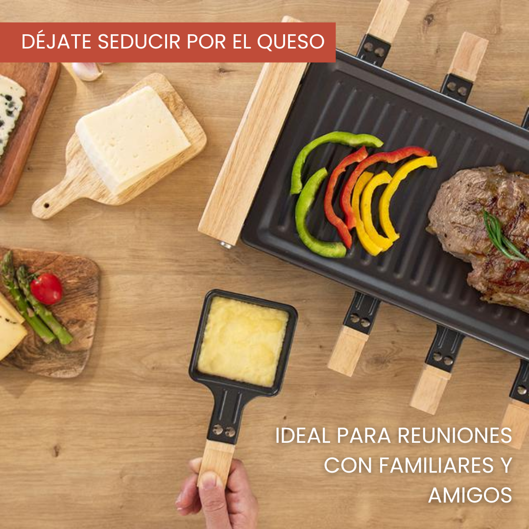 Raclette Queso y Parrilla Grill 1200W
