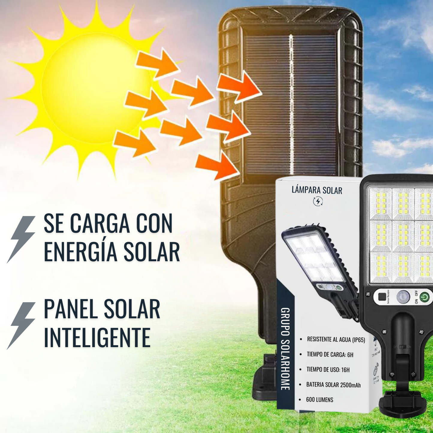 LÁMPARA SOLAR