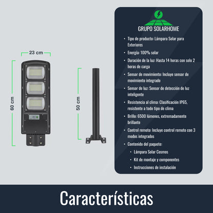 LÁMPARA SOLAR COSMOS