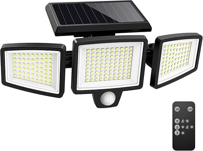 Lámpara Solar Sin Cable Con Sensor de Movimiento