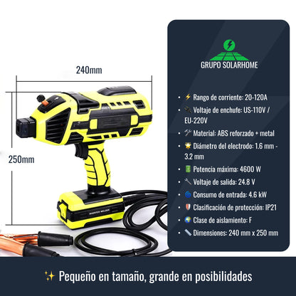 Equipo de Soldadura al Arco Eléctrico de Mano Portátil