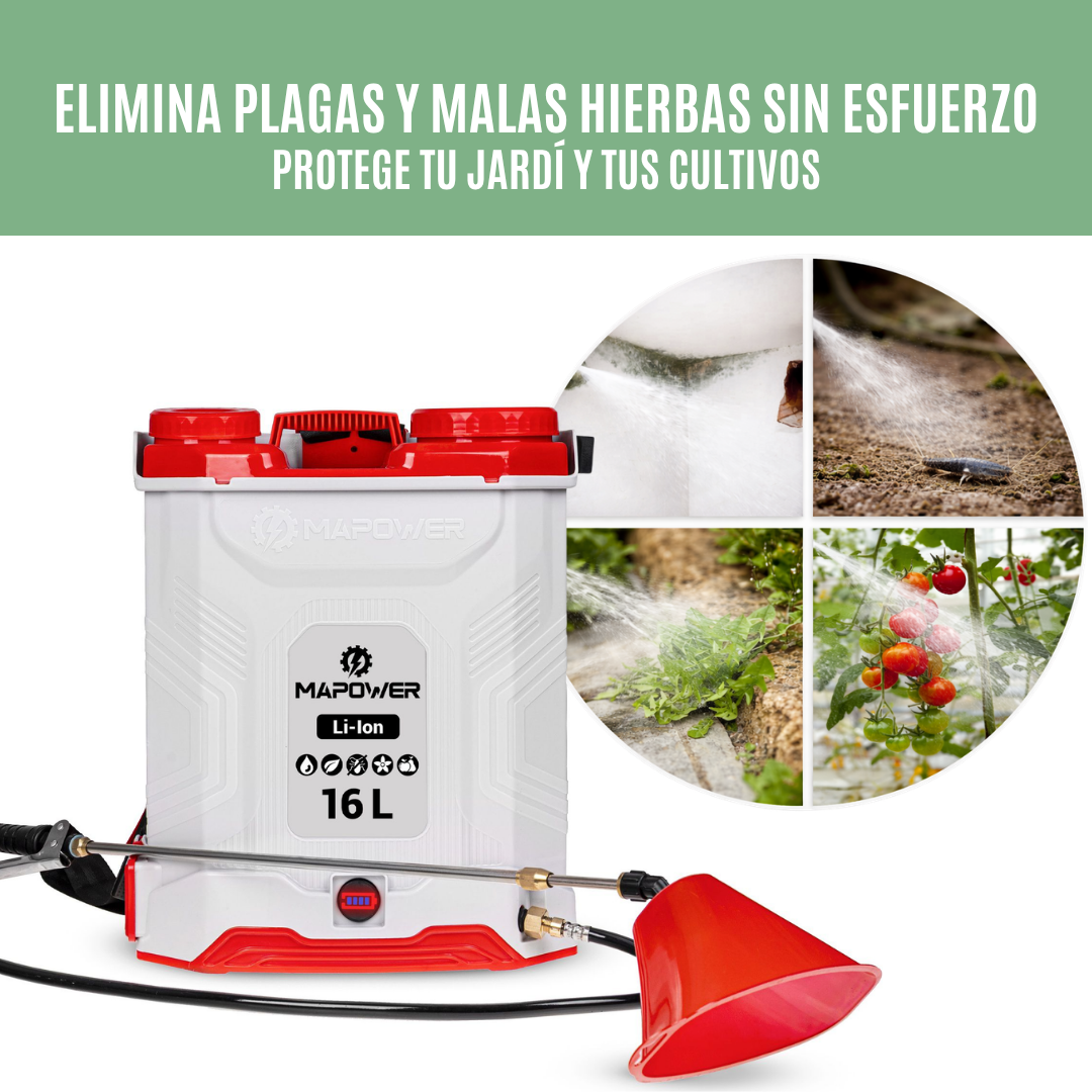 Mochila Pulverizadora a Batería 16L
