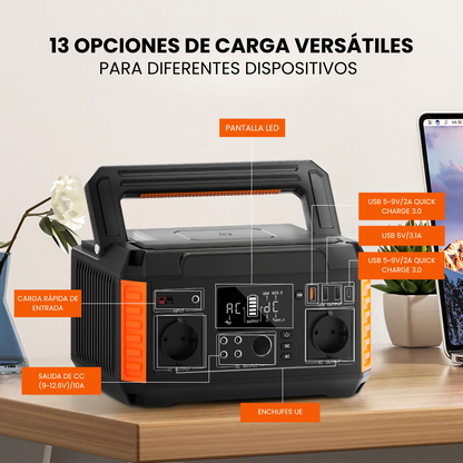 Estación de Energía Portátil P60 | 560 W, 520 Wh