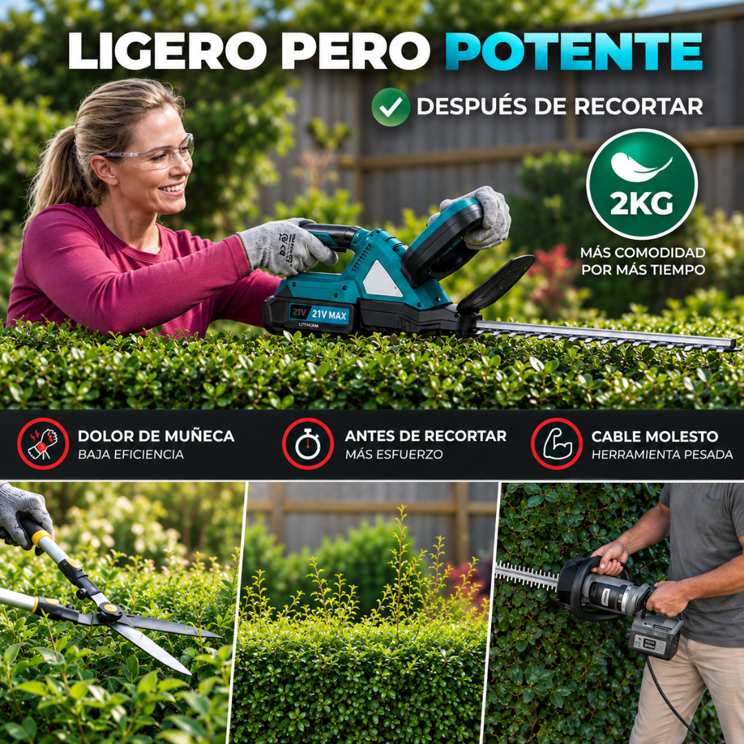 Corta Setos Inalámbrico
