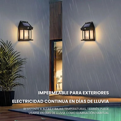 Lámpara Solar de Pared con Sensor de Movimiento