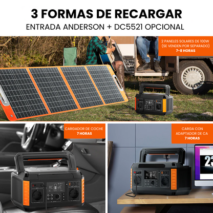 Estación de Energía Portátil P60 | 560 W, 520 Wh