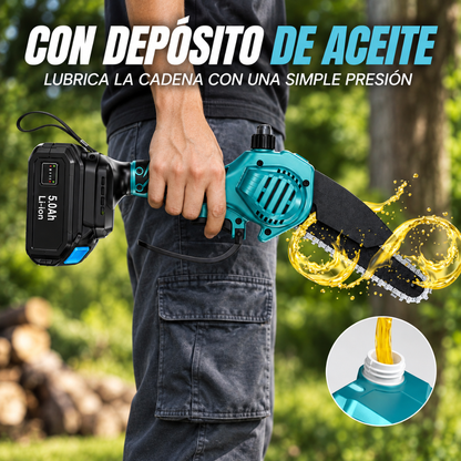 Tijera y Motosierra de Poda a Batería con Pértiga hasta 4,5m