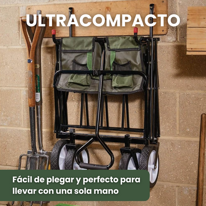 Carro de mano plegable 120 Kg de carga