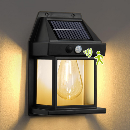 Lámpara Solar de Pared con Sensor de Movimiento
