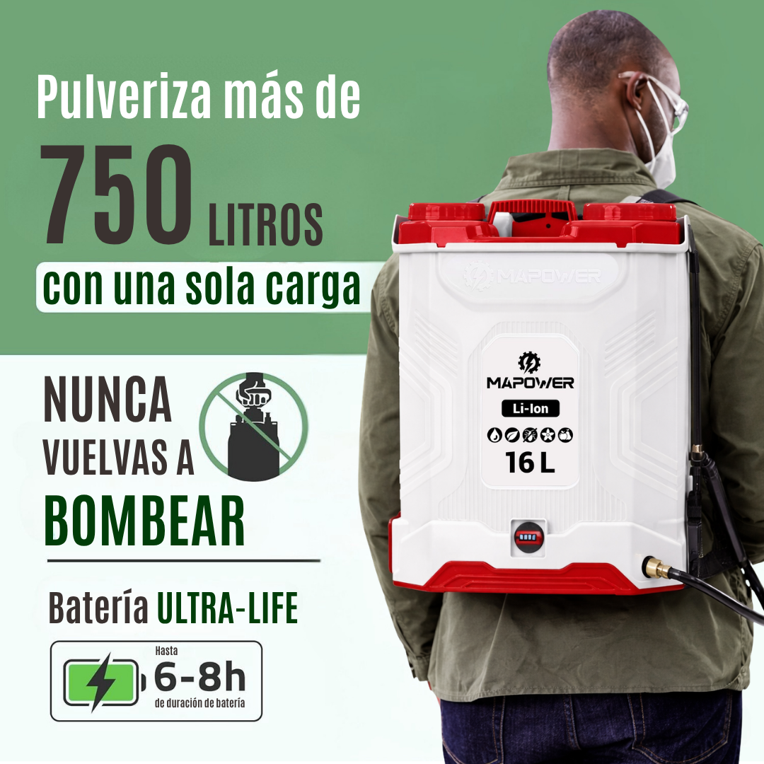 Mochila Pulverizadora a Batería 16L
