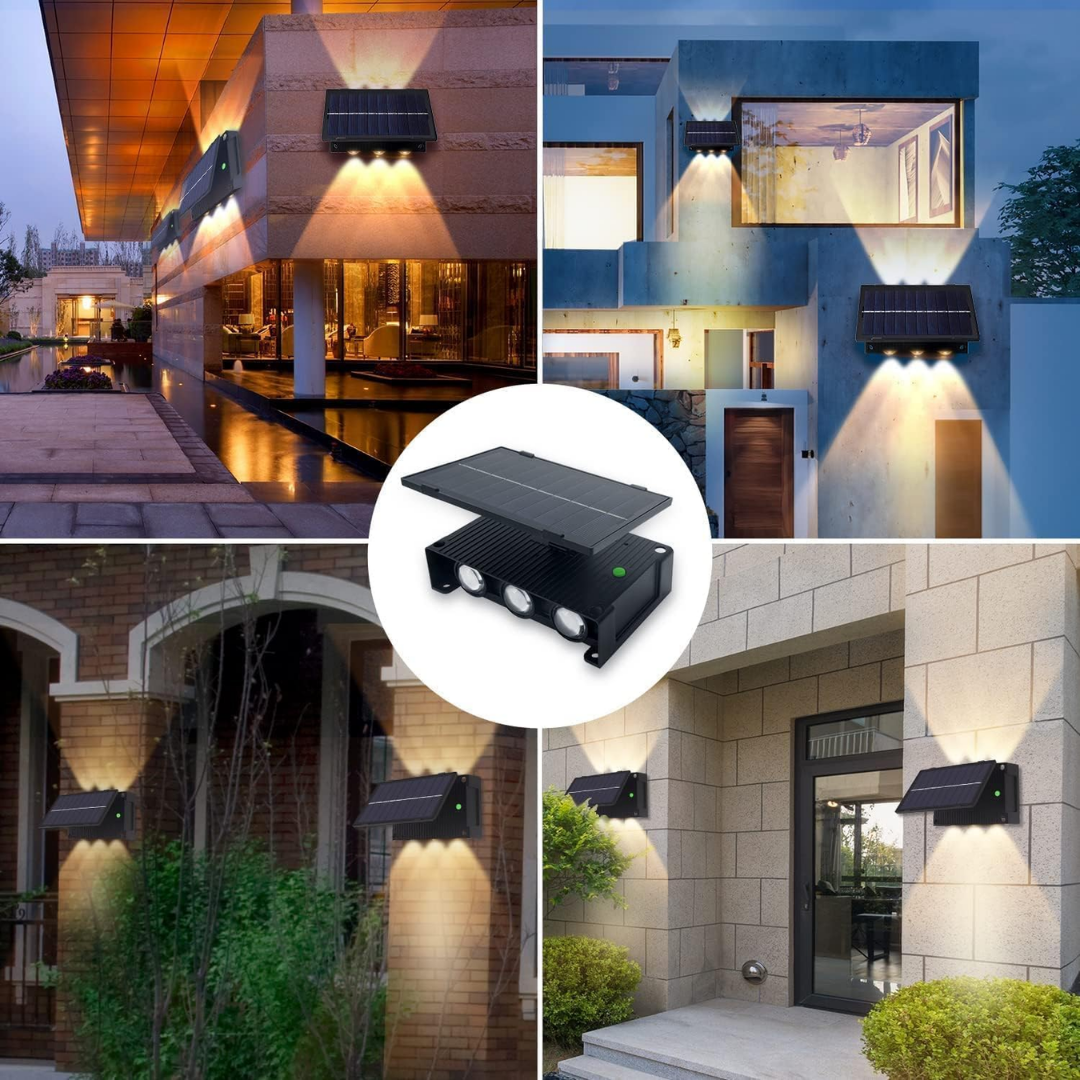 Lámpara Solar de Pared para Exterior