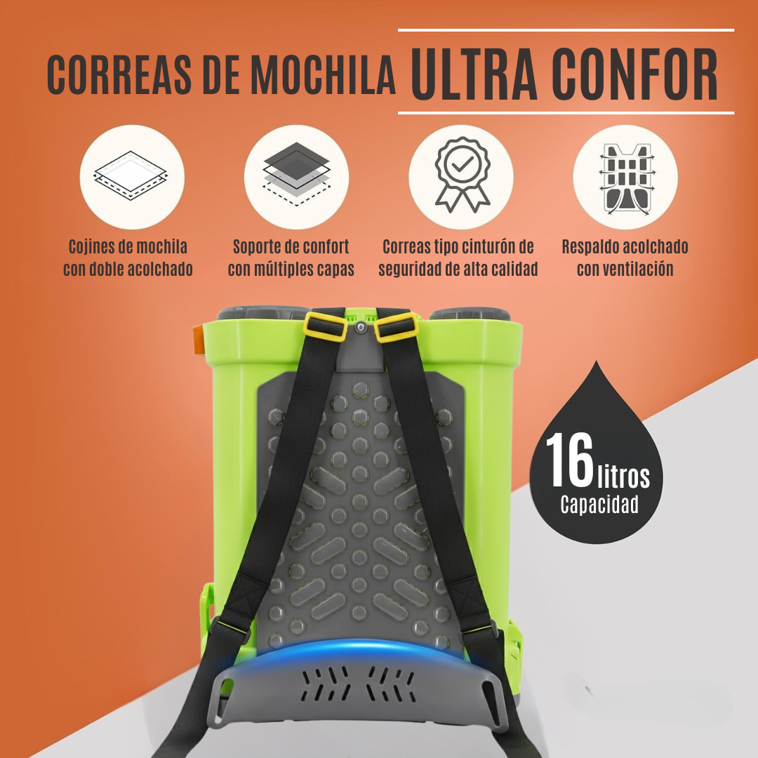 Mochila Pulverizadora a Batería 16L
