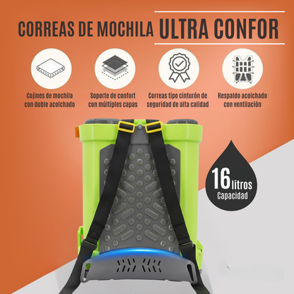 Mochila Pulverizadora a Batería 16L