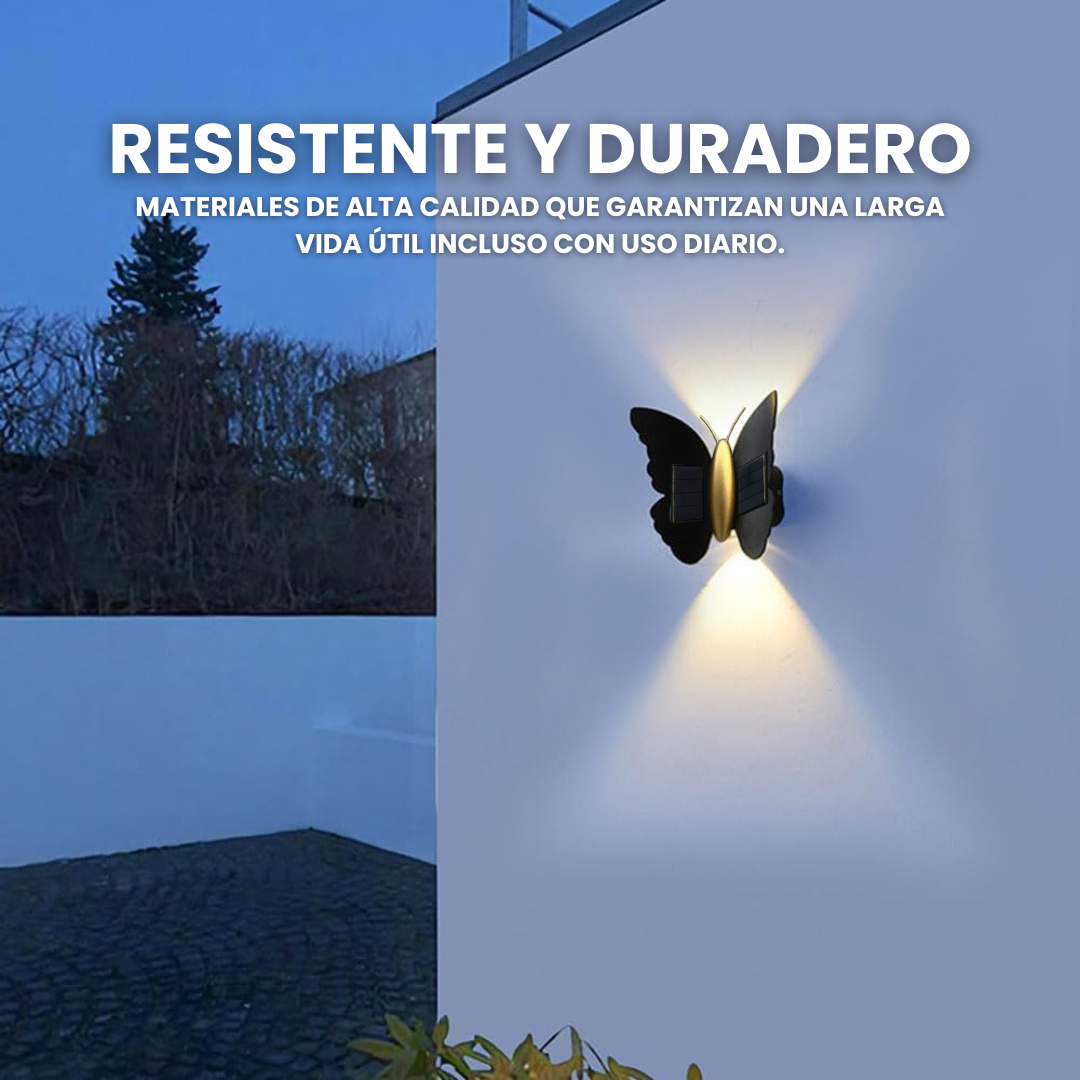 Lámpara Solar Mariposa