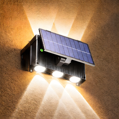 Lámpara Solar de Pared para Exterior