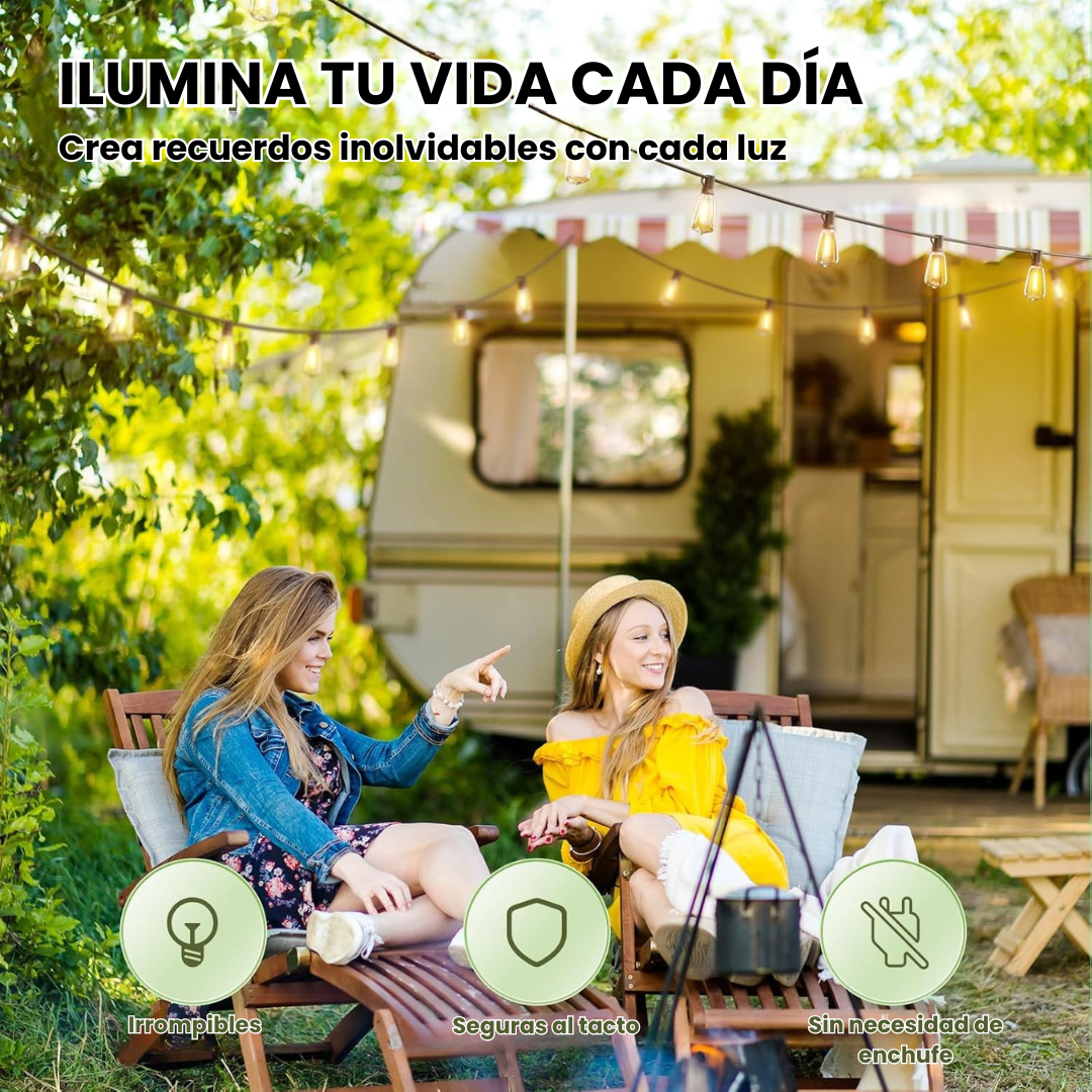 Guirnalda Solar LED de Exterior
