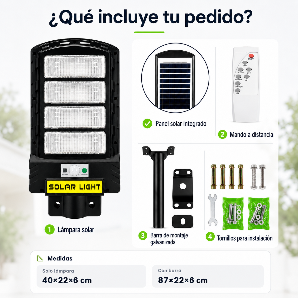 Lámpara Solar Stella