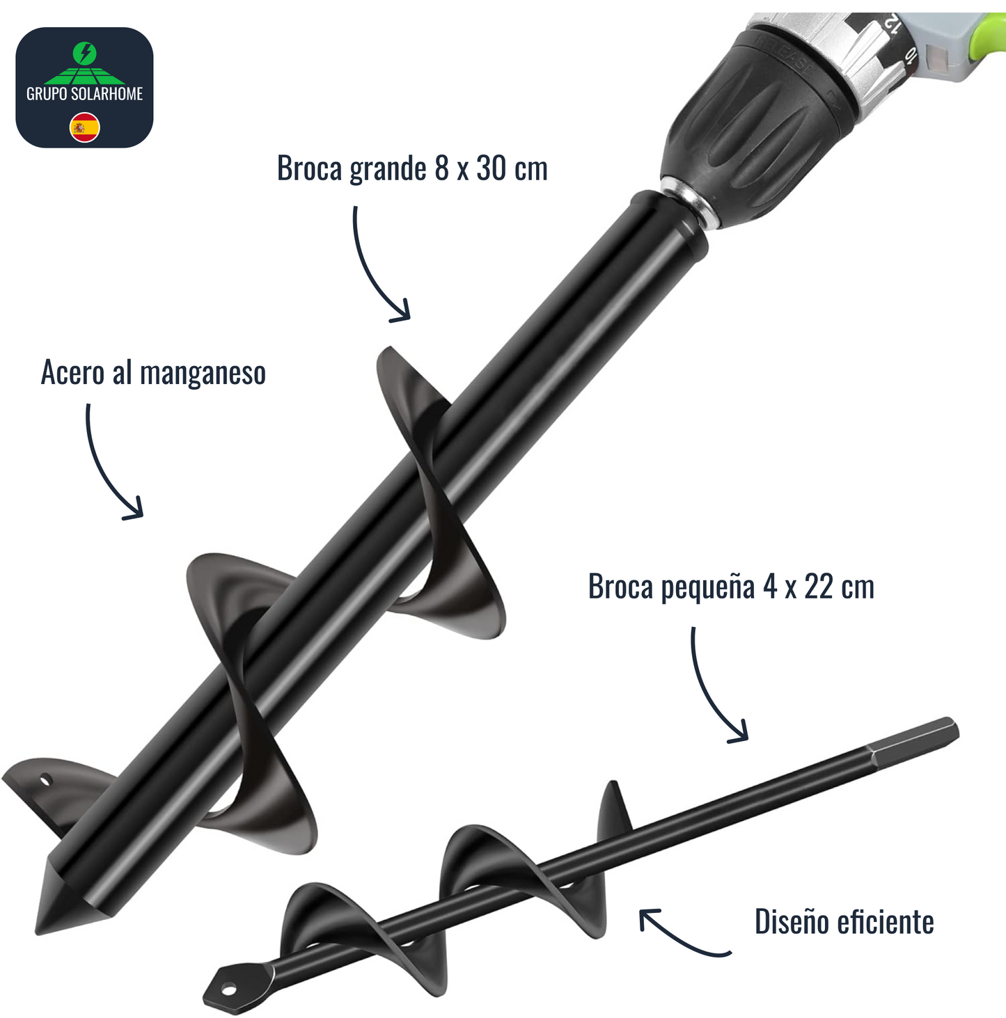 Brocas de Acero para Cultivo