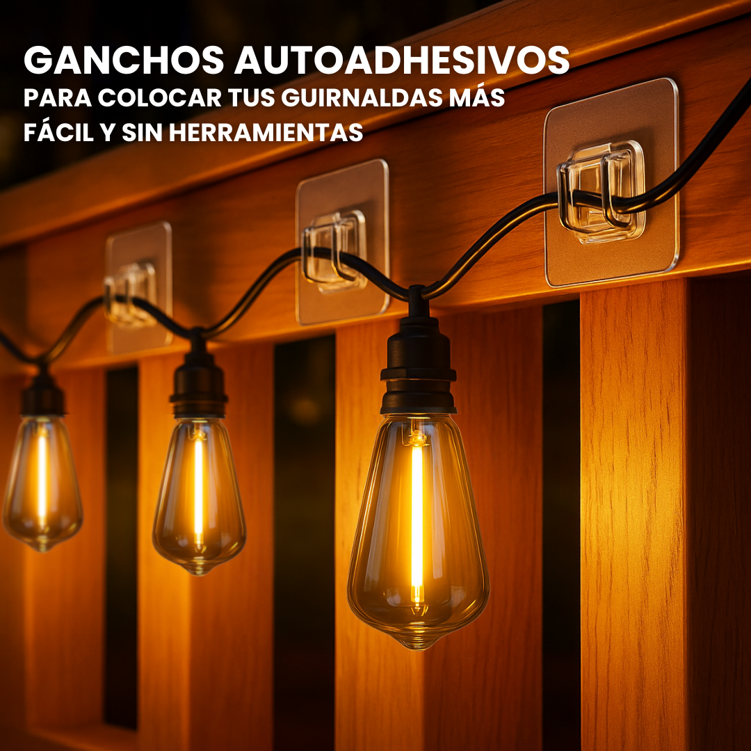 Guirnalda Solar LED de Exterior