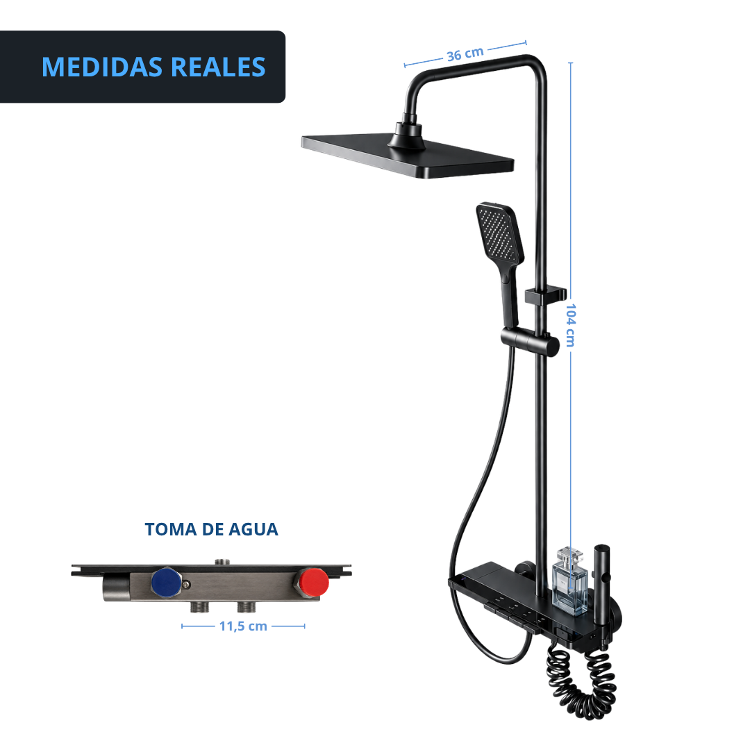 Columna de Ducha Confort 4 Modos