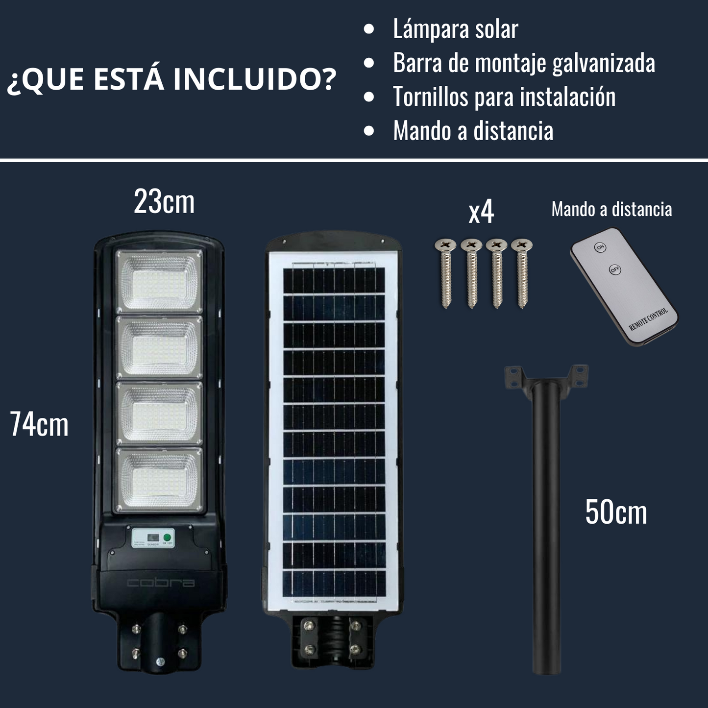 LÁMPARA SOLAR ECLIPSE