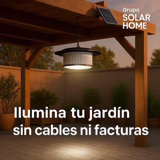 Lámpara Solar de Techo con Batería de Alta Duración