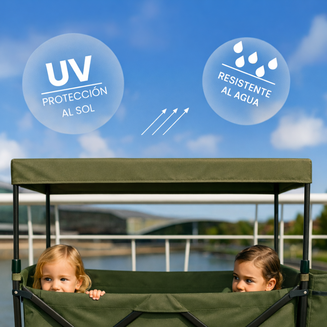 Carro de mano plegable 120 Kg de carga